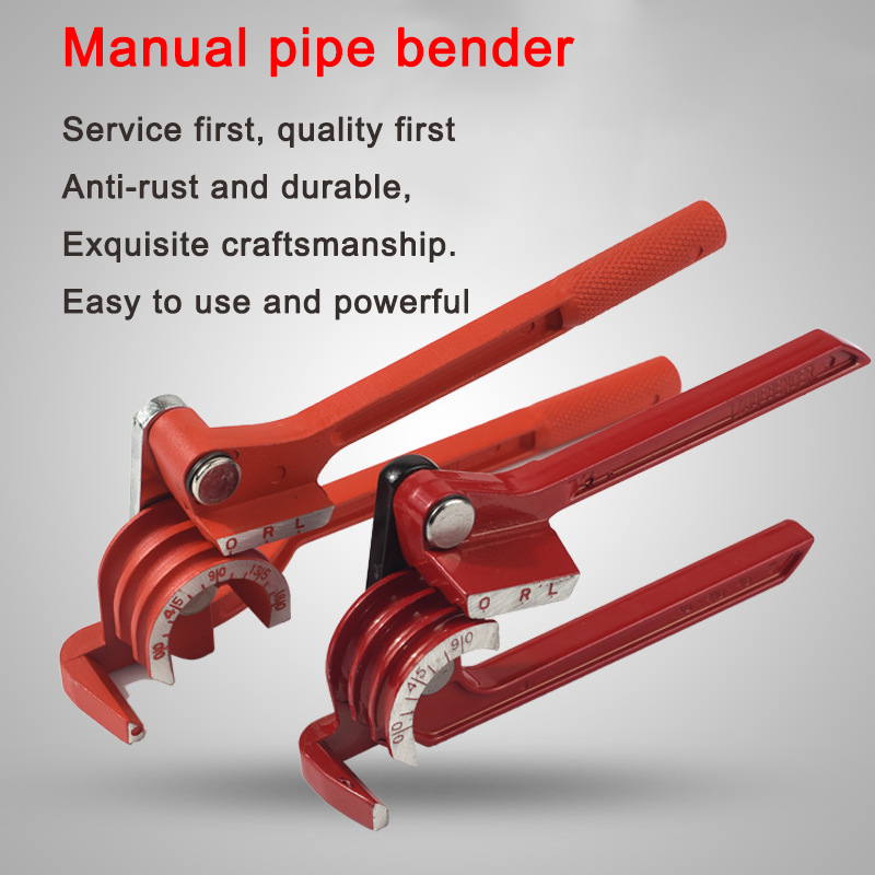Manual Three-slot Pipe Bender Air Conditioning Copper Pipe Aluminum Pipe Manual Pipe Bender Can Bend 6mm8mm10mm Copper Pipe