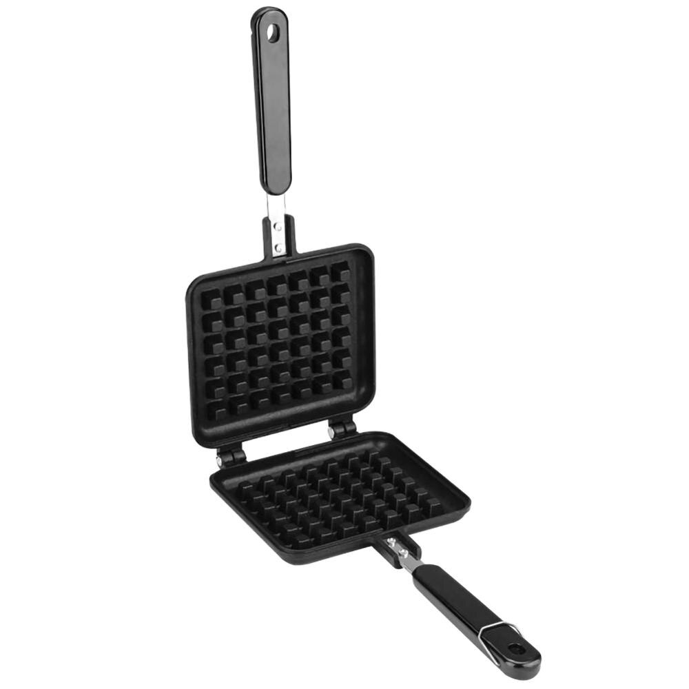 Household Waffle Bake Maker Kitchen Non-Stick Aluminum Alloy Waffle Maker Pan Mould Mold Press Plate Waffle Iron Baking Tools