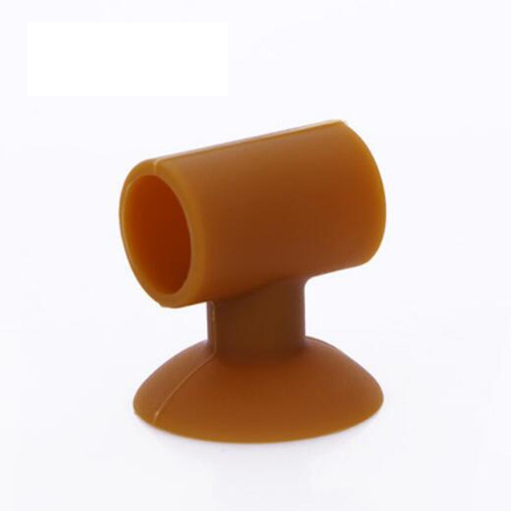 Protector de puerta de goma antigolpes para hogar, Protector de puerta de pomo para pared posterior, Protector contra impactos para El Salvador, colorida Puerta de 50g E 1 unidad: Brown