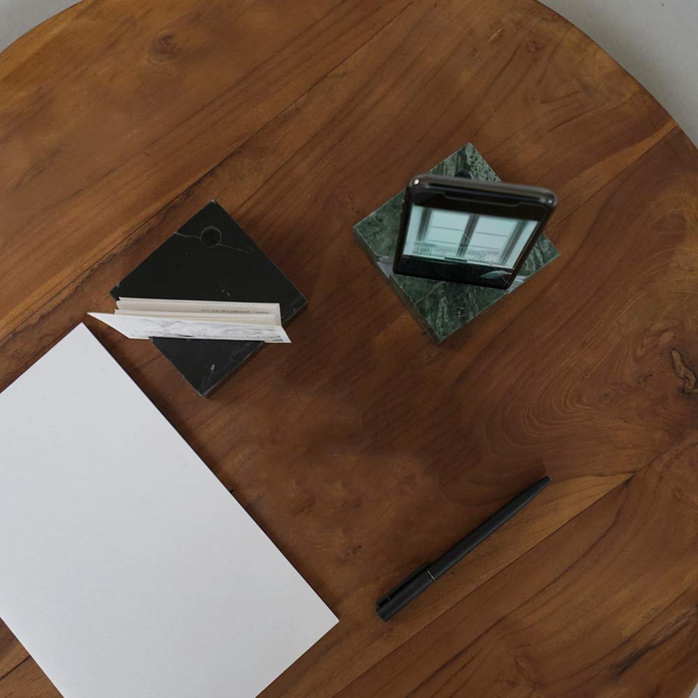 Natural Marble Business Card Holder Office Pen Mobile Phone Holder Desktop Storage Holder