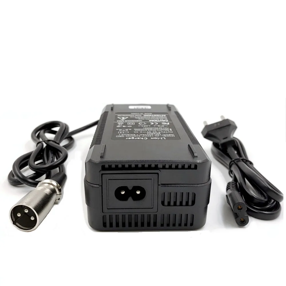 36V Ladegerät Ausgang 42V4A Schnelle ladung Lithium Batterie Ladegerät Li ionen Ladegerät Für 36V 10S Batterie mit Lüfter DC GX16 RCA Stecker
