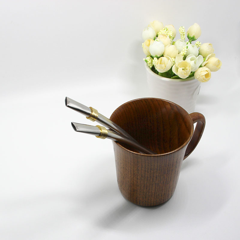 1pcs/lot Flat Yerba Mate Straw 304 Stainless Steel Filter Drinking Straw Smooth MS-5625 Bar Tools