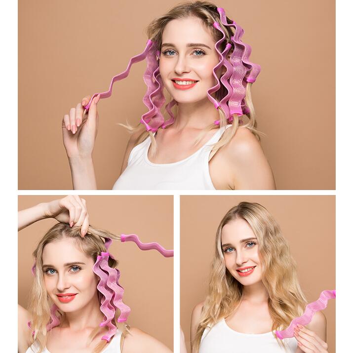 Bigoudis magiques sans chaleur, 12 pièces, 30CM, bigoudis, outils de coiffure