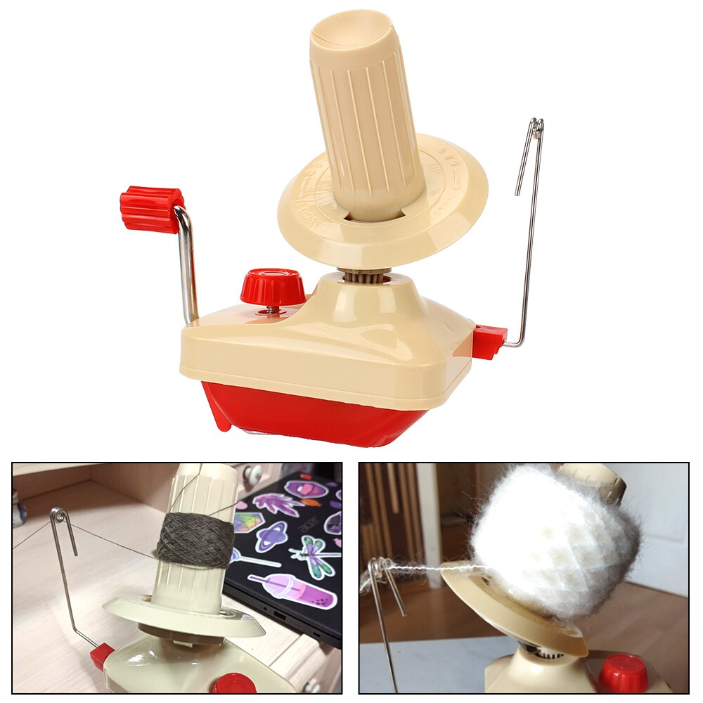 Fiber Wol Winder Machine Hand Operated Garen Winder String Bal Handleiding Handheld Voor Diy Naaien Maken Draagbare