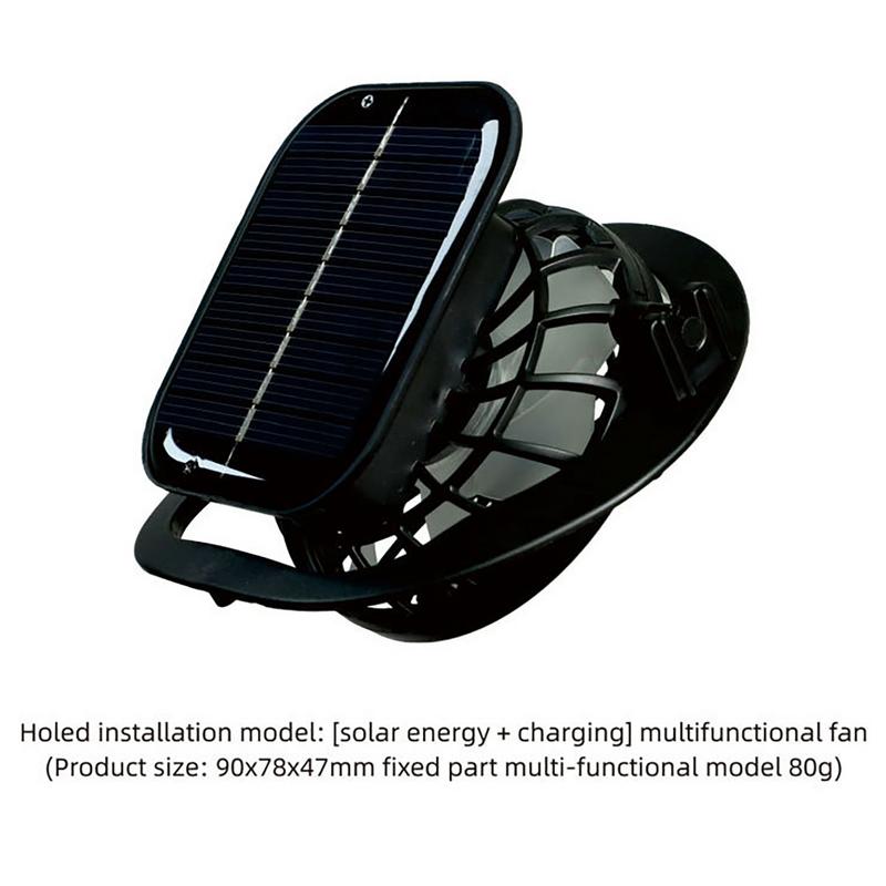 Fischerhut mit Solarventilator, wiederaufladbarer Sonnenhut mit Solarventilator, leichte Angelhüte, breite Krempe, draussen-Sonnenschutz zum Wandern