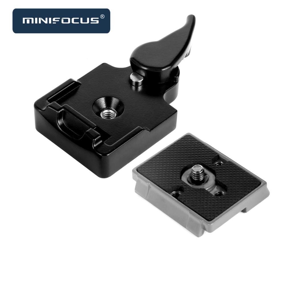 323 RC2 Quick Release Clamp Adapter For Camera Tripod with Manfrotto 200PL-14 Compat Plate BS88 HB88 Stabilizer Plate