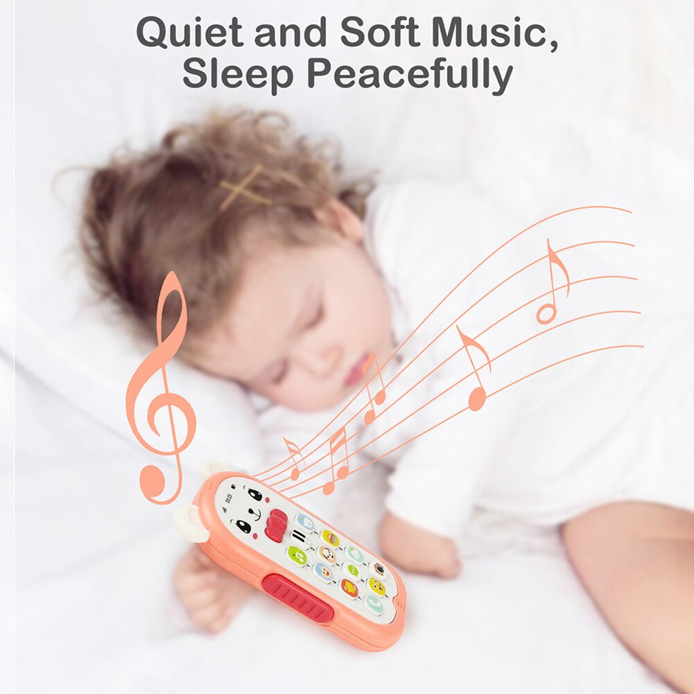 Baby Elektronische Telefoon Speelgoed Bijtring Muziek Vroege Jeugd Educatief Speelgoed Multifunctionele Simulatie Telefoon Speelgoed