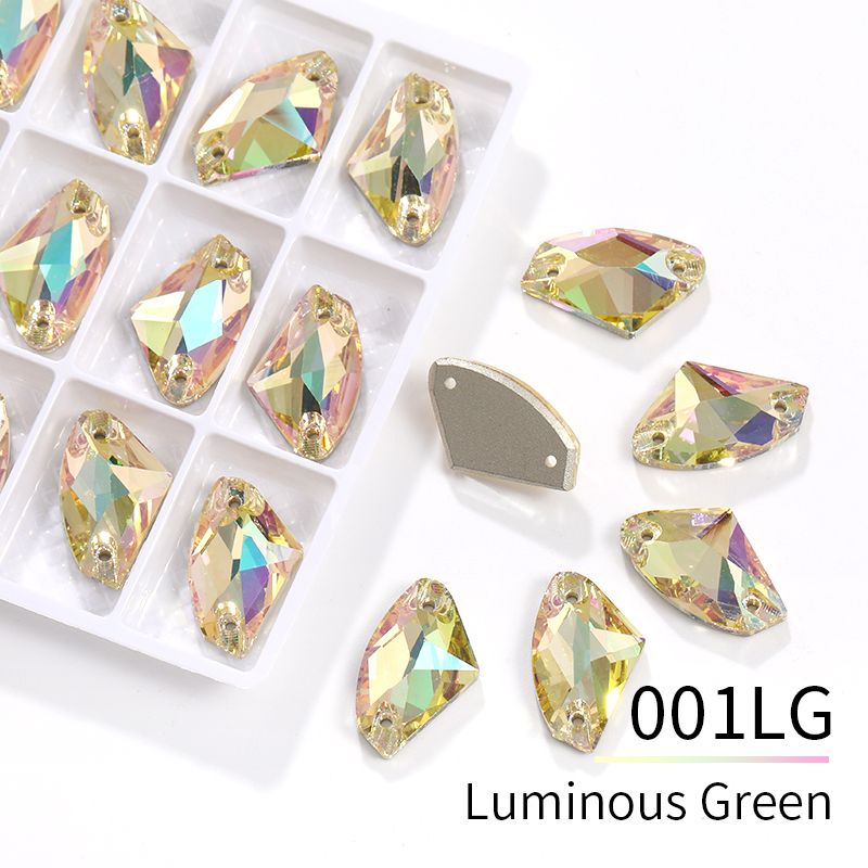 Strass Galactique en Verre à Dos pio, Bricolage, Couture, Charbon, Décoration, Citroperles pour Robe de Mariée, Strass, Pierre, Bijoux de Direction: 3mm / Laser lumineux