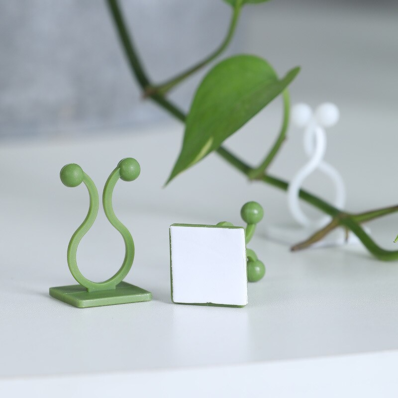 Plante klatrevægclips vinranke spænde krog rattan klemme fiksator selvklæbende plante stent usynlig vin klatre fast beslag