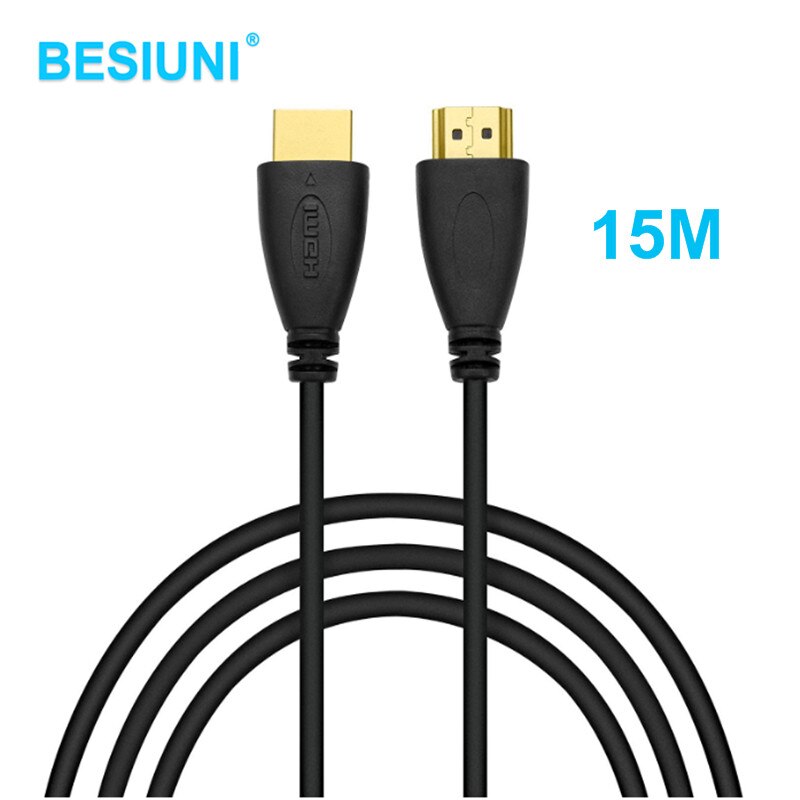 BESIUNI HDMI Cable Gold Plated 1080P 3D digital cable for HD LCD HDTV XBOX PS3 male to male 1M 2M 3M 5M 8M 10M 15M