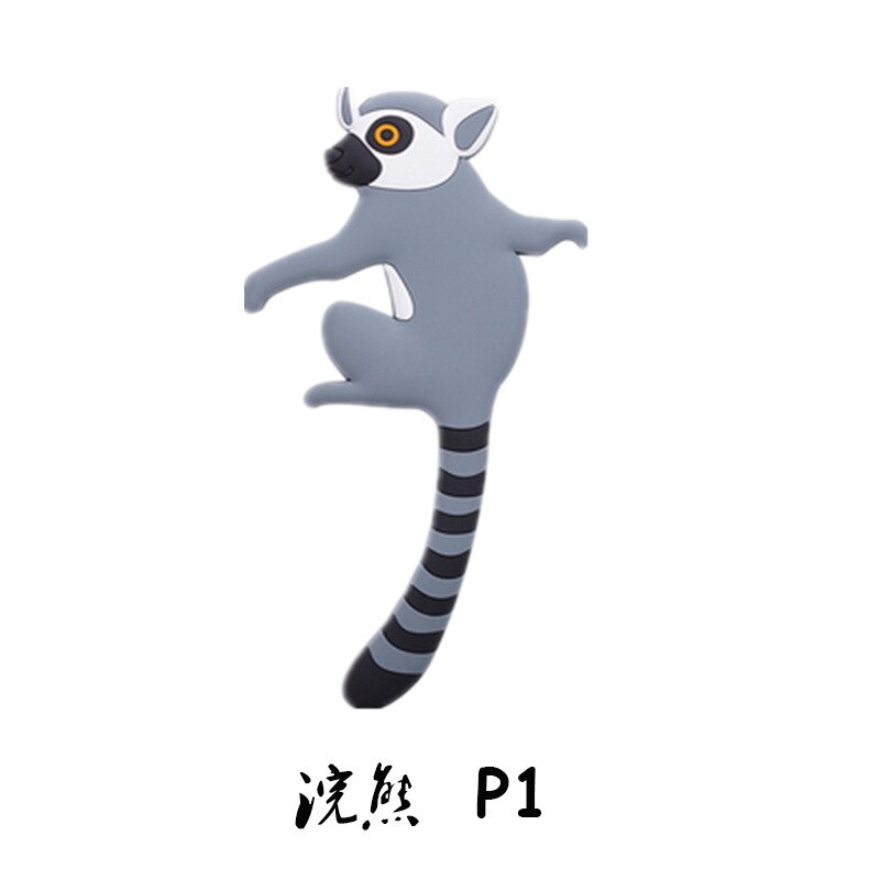 Muur Haak Creatieve Dier Haak Hoge Sterkte Nail Gratis Lijm Sterke Herbruikbare Waterdichte Handdoek Kleding Tassen: E