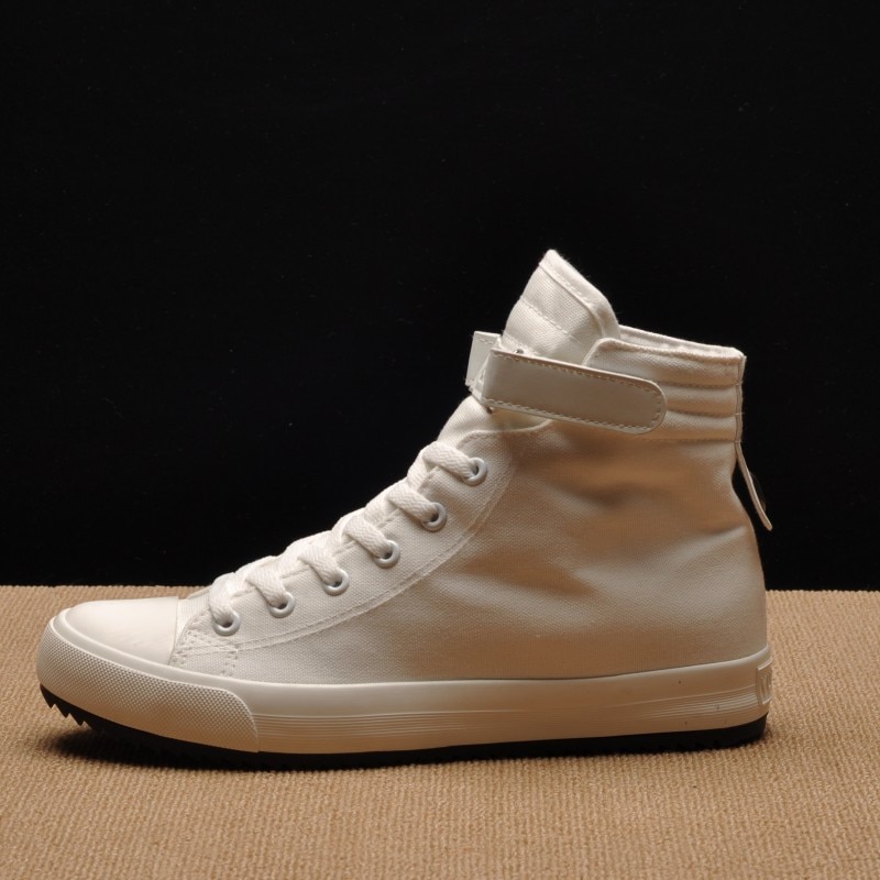 Zyyzym mænd lærred sko høj top sneakers spring help klassisk unisex stil åndbar mand casual elskere sko