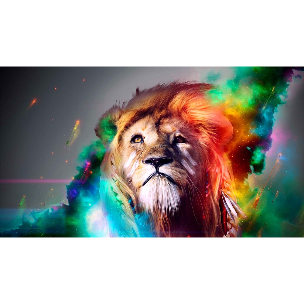 1000 pièces bricolage chat/tigre/Lion image Puzzles apprentissage éducatif puzzle assemblage jeu jouet enfants salon décoration