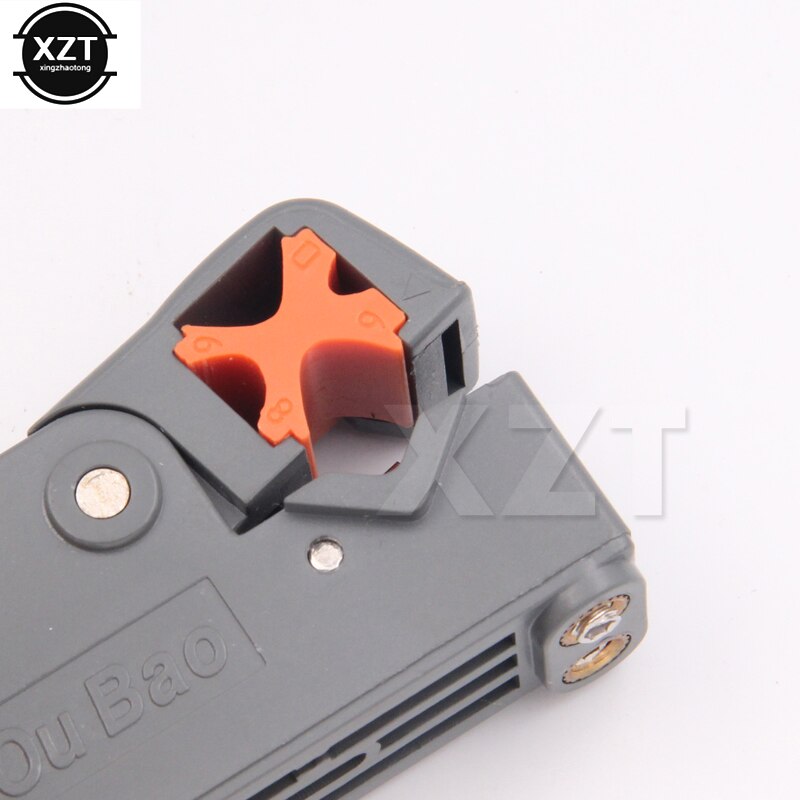 Household Tool Multifunction Rotary Coax Coaxial Cable Cutter Tool RG58 RG59 RG6 High Impact Material Wire Stripper