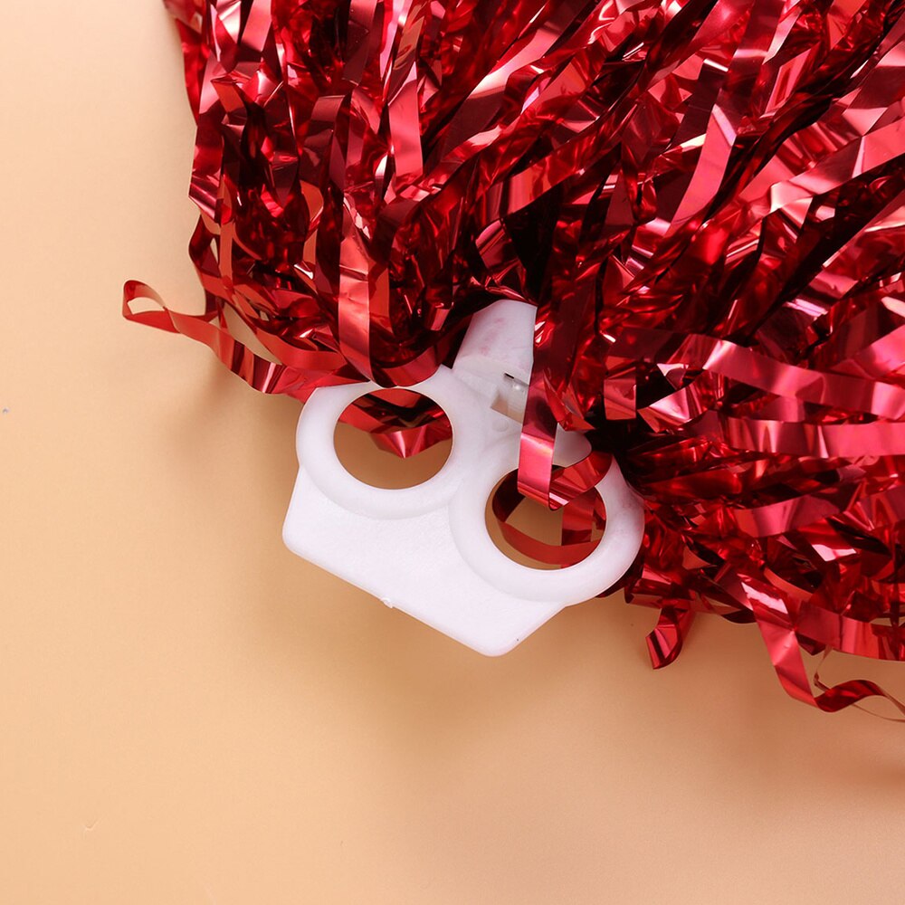 10 Pcs/5 Pairs 50g Cheering Balls Squad Spirited Fun Cheerleading Kit Cheer Poms Cheerleaders Supples with Ring for Comp