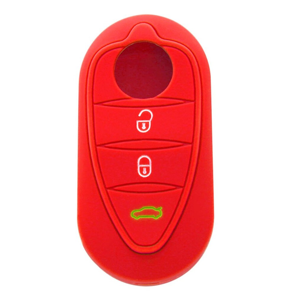 Be In Your Mind 2 Stuks Rubberen Sleutelhanger Pads – 3 Knoppen, Compatibel Met Alfa Romeo Mito & Giulietta