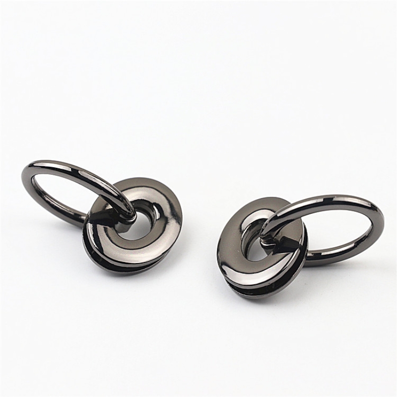 Accesorios de Hardware para bolsos y bolsos, bolso de botón de mano con asa, accesorios de Hardware