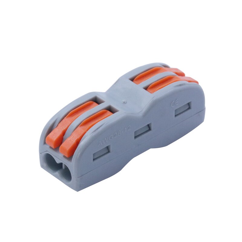 1PC SPL-2/3 Splitter Electronic Terminal Block Wire Connector Dual Conductor 2pin/3pin Cable Splice Adapter