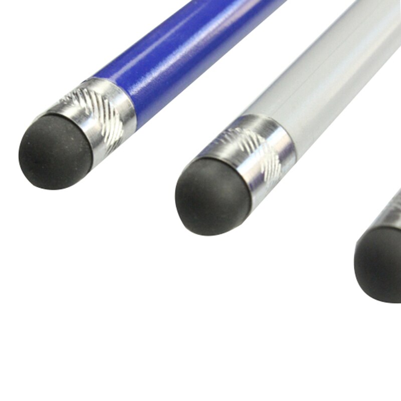 1pc 2 in 1 multifunktion fin punkt rund tunn spets pekskärmspenna kapacitiv stylus penna för smart telefon surfplatta för ipad