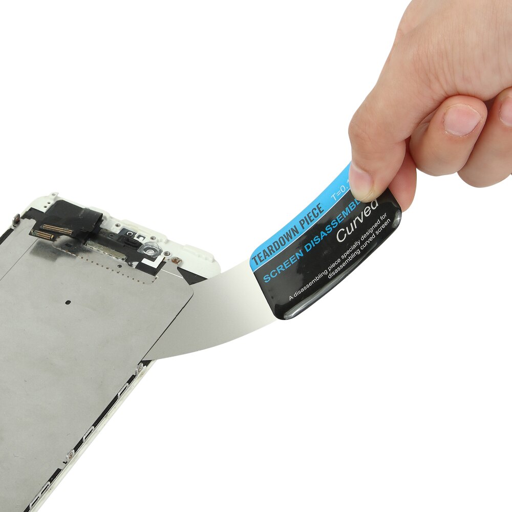 Tela curvada spudger lcd abertura pry cartão desmontar ferramentas de reparo metal aço ultra fino para iphone para samsung huawei xiaomi