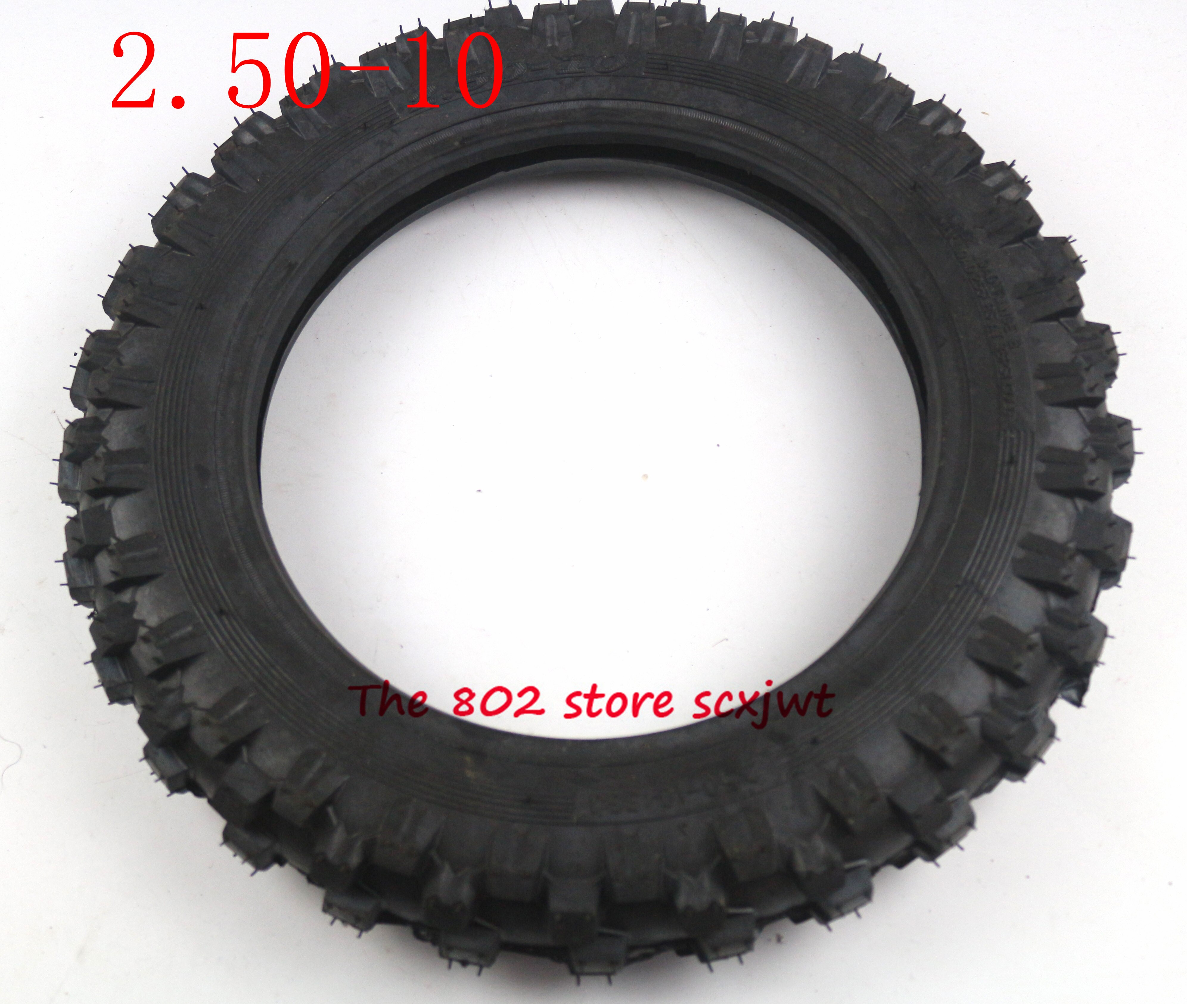 Rubber Motorcycle Tyre 2.50-10 Inner Tube Outer Trye,front and Rear Wheel ,wheel Hub
