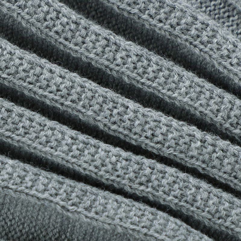 herbst Winter Warme freundlicher lässig zur Seite fahren Baby Mädchen Solide aufbringen Gestrickte Oberbekleidung Kleidung