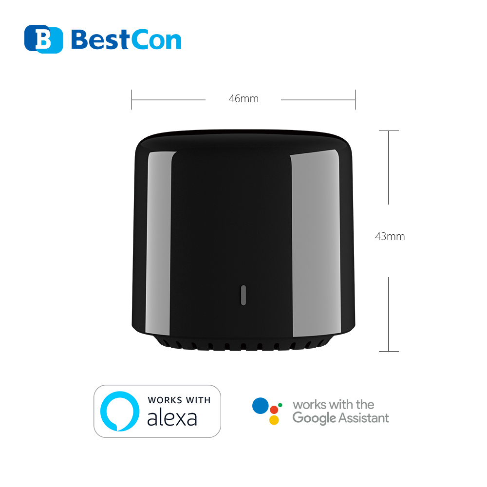 1/2/3/4/5 pièces Broadlink RM4C Mini BestCon maison intelligente universelle WiFi/IR télécommande sans fil fonctionne avec Alexa Google Home