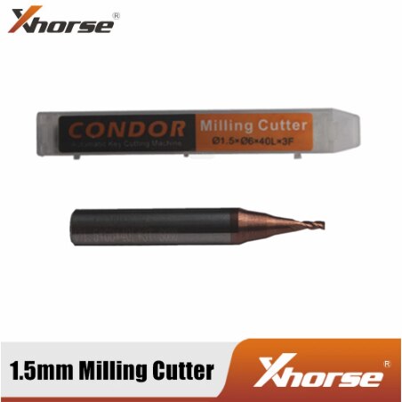 1.5mm Milling Cutter for IKEYCUTTER CONDOR XC-007 and CONDOR XC-MINI Key Cutting Machine