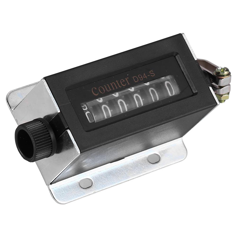 6 Digit Resettable Mechanische Trekken Teller Digitale Rolling Wheel Teller Mechanische Lengte Meter Roller Teller Gereedschap