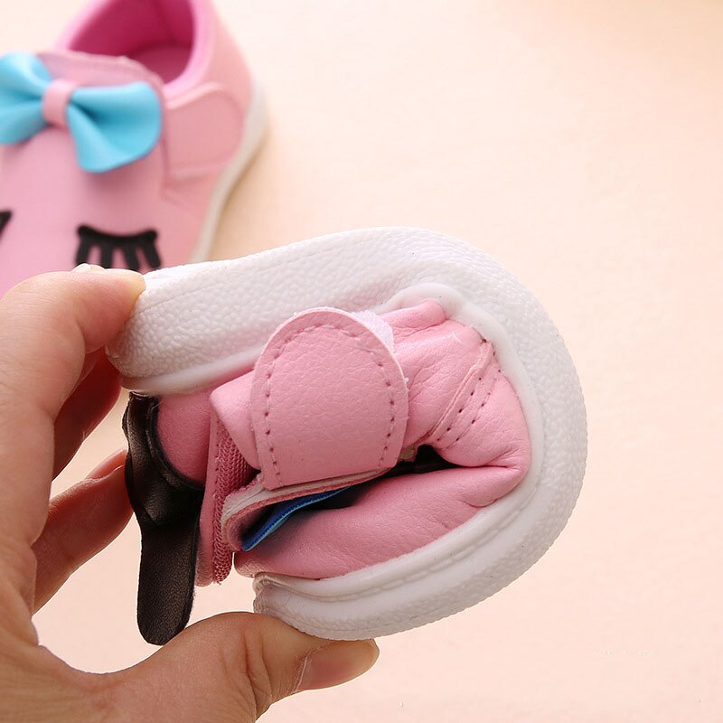 0- 2 Year 1 Year Baby Girl Shoes 2 Year Baby Casual Shoe Newborn Girl Butterfly-Knot Toddler Shoe Infant Cork Shoe