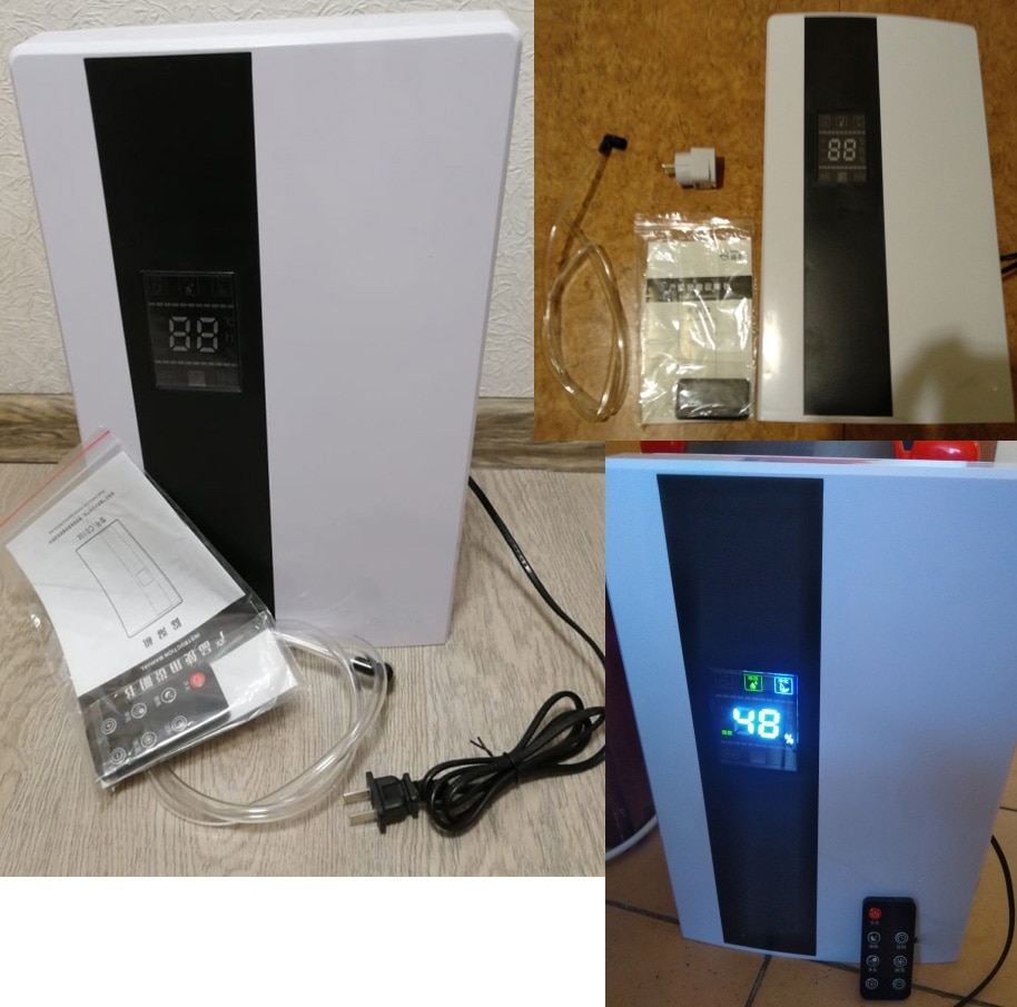 Home Multifucntion Dehumidifier Electric Air Dryer With 24h Timing Smart Desiccant Drying Machine Double Drainage System