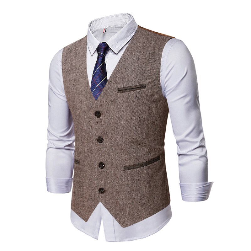 Colorblock dress vest menn viktoriansk steampunk casual herre vest gentleman bryllup slank vest kul menn gilet 3xl