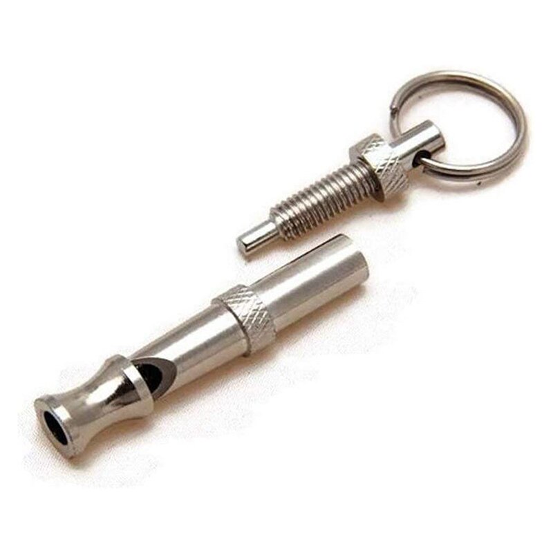 Ultrasonic Adjustable for Training Dogs To Stop Barking High Frequency Obedience Whistle Anti Bark Stainless Steel Whistle