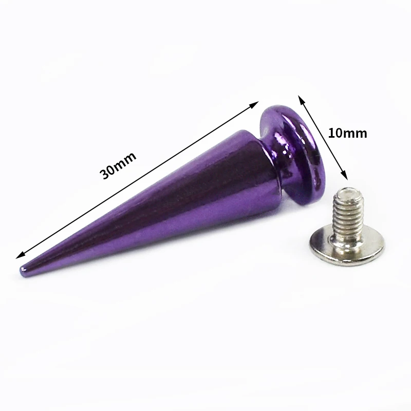 5/10/20 Stuks Metalen Kegel Studs Klinknagels Handtas Kledingstuk Punk Nagels Schoenen Portemonnee Schroef Knoppen Diy lederen Craft Hardware Accessoires