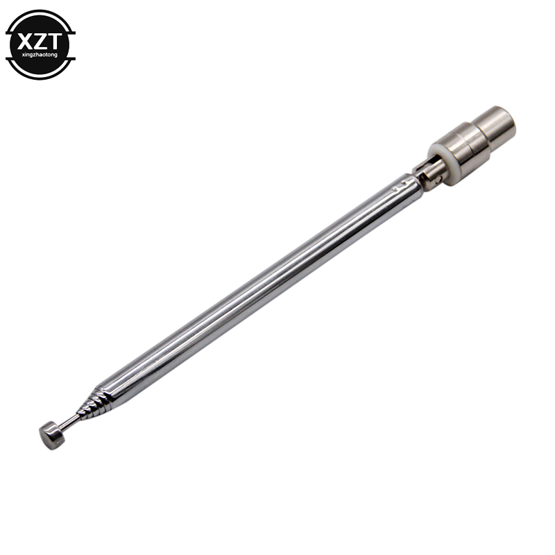 NEWEST F Type Radio TV Antenna 7 Section Telescopic Aerial Replacement Connector For TV AM FM Radio Cable 55cm
