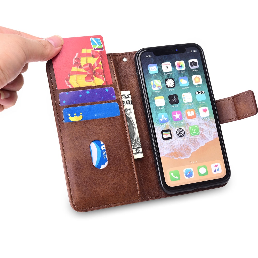 Flip Leather Wallet Case for On Samsung Galaxy J7 J730 SM-J730 Case Back Cover Case For Samsung J7 J730F Phone Cover