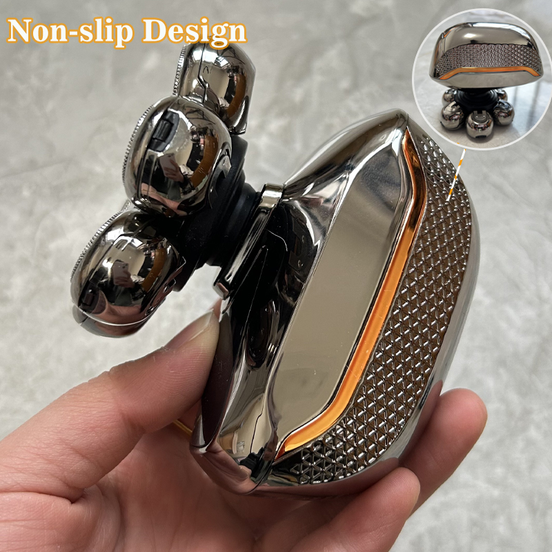 Afeitadoras de cabeza para hombres calvos, maquinilla de afeitar eléctrica rotativa, Afeitadora inalámbrica para hombres, maquinillas de afeitar eléctricas multifuncionales para hombres calvos, impermeables