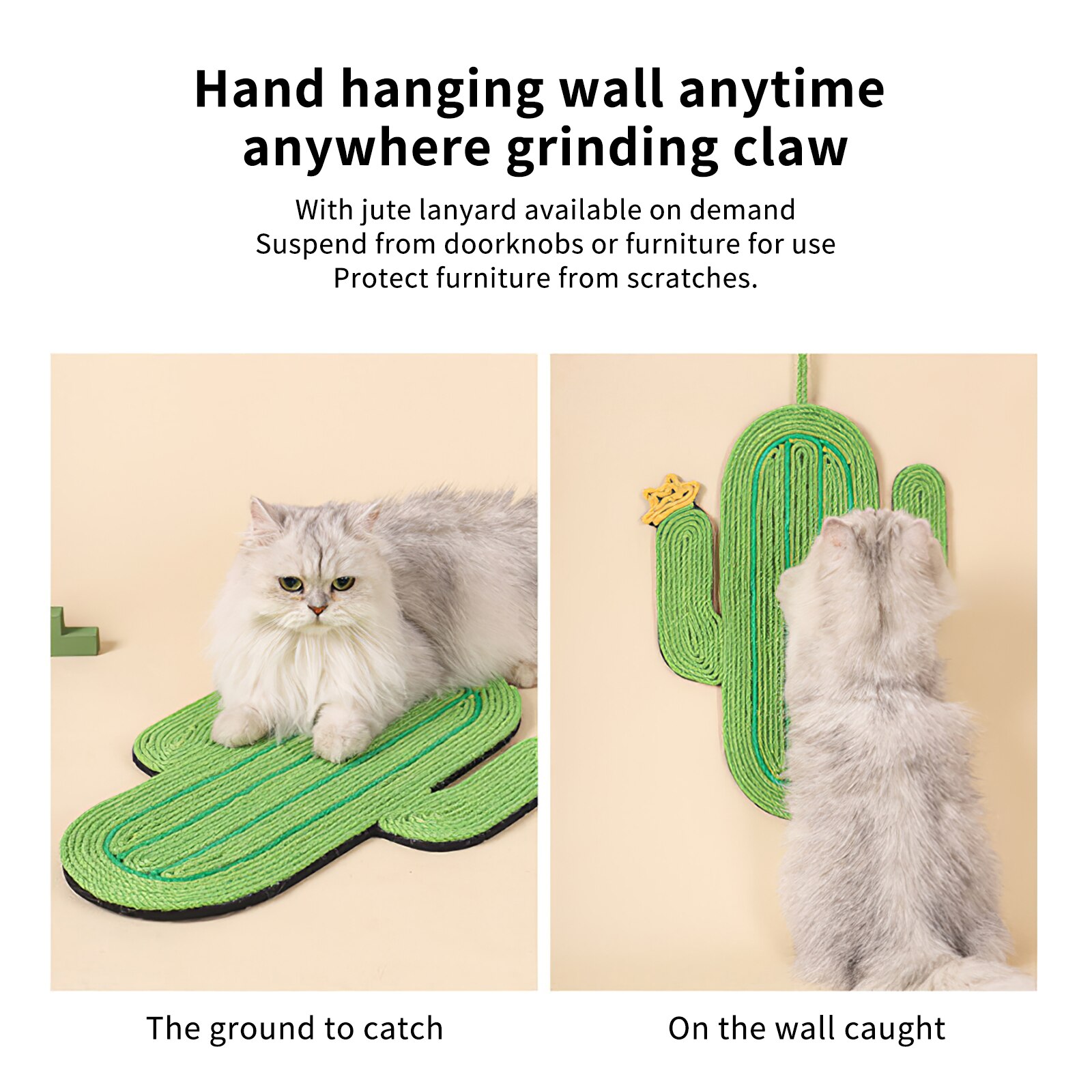 Pet Toys Cat Scratch Pad Cat Cactus Corrugated Pad Scratching Rest Corrugated Paper Pad Cats Grinding Nail Scraper Protect
