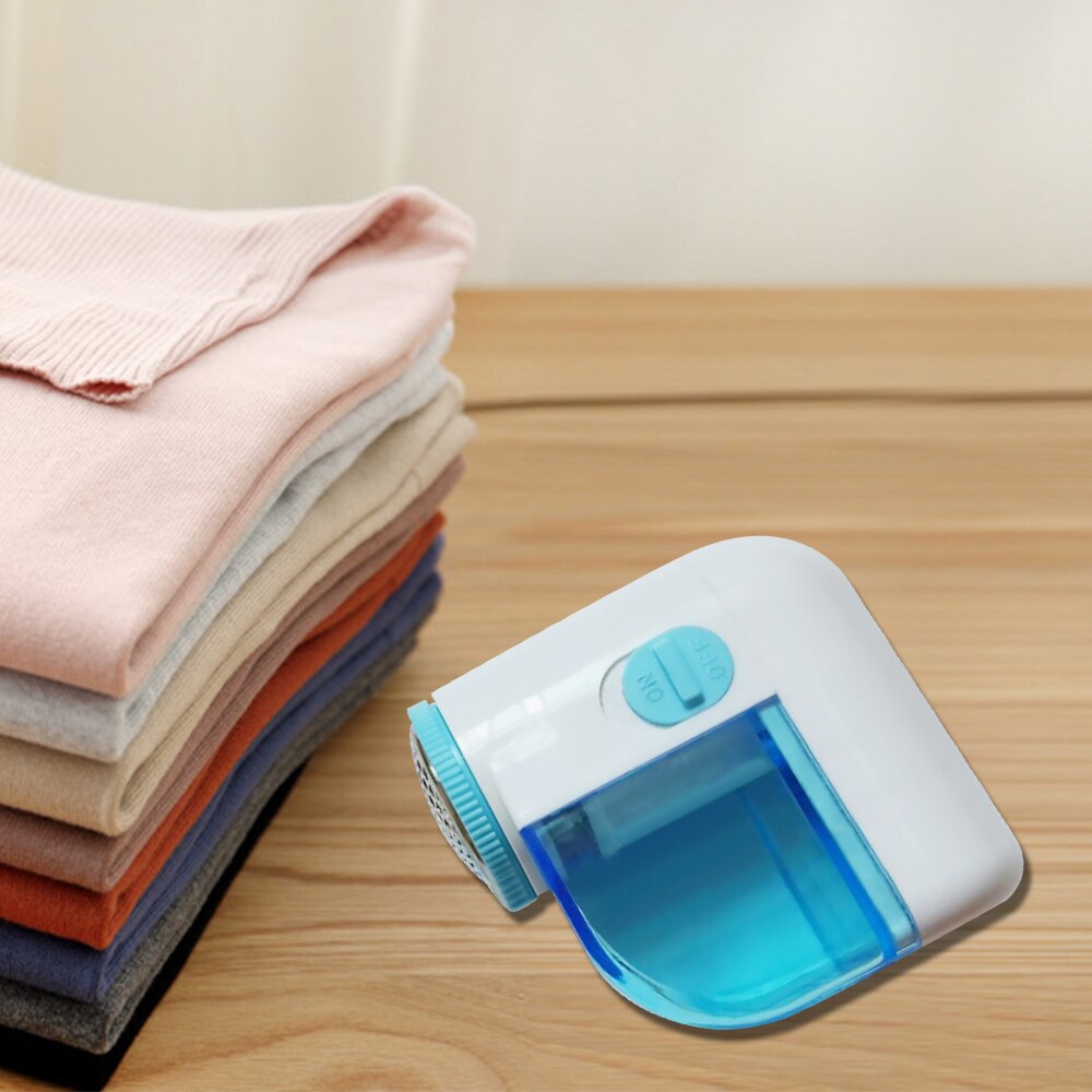 Electric Lint Remover Fabric Shaver Hair Remover Portable Mini Battery Operated Sweater Pilling Trimmer 2