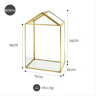 SWEETGO Polygon glas Kasten für kuchen tisch lagerung inhaber Nachtisch Gestelle Durcheinander Rand fällen schmuck Anzeige Tabletts: Haus
