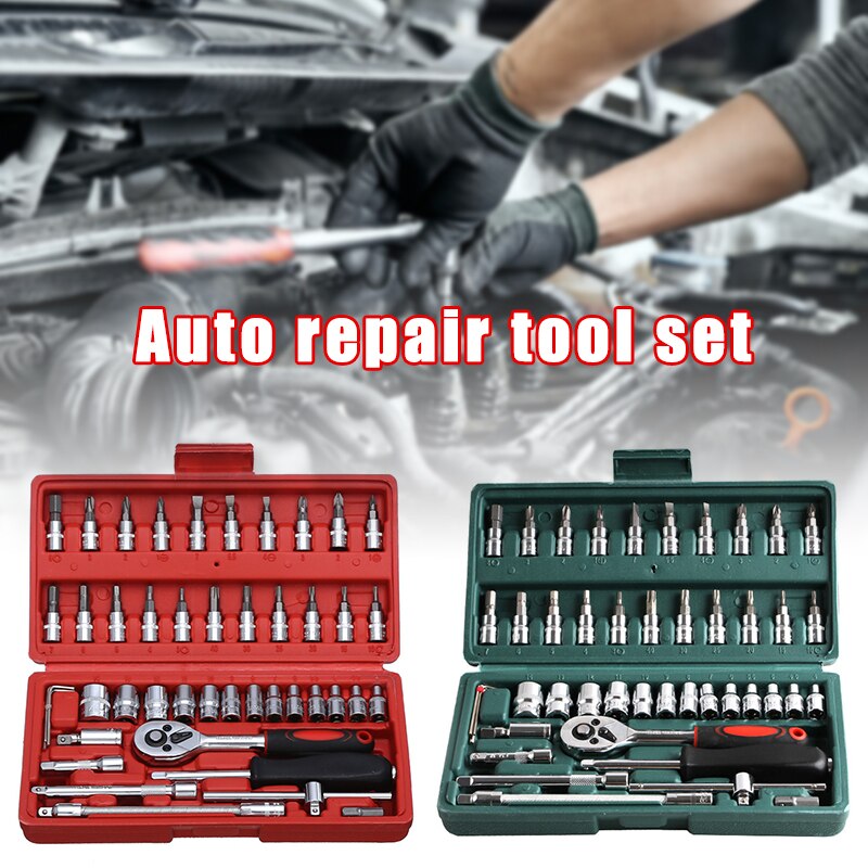 Socket Wrench Tools Key Hand Tool Set Spanner Wrench Socket Hand Tools Wrenches Garage Tools Car Wrenchs Universal GDeals