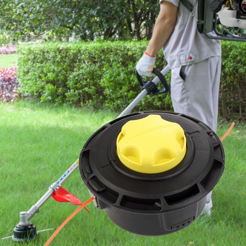 Universal Grass Trimmer Head 2 Lines String Brush Cutter Lawn Mower Garden Tools 23GB