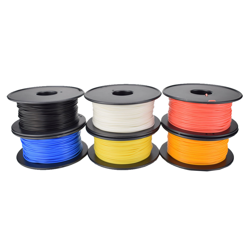 Filaments pour imprimante 3D, imprimante 3D, fil plastique, 1.75mm, PLA, 250 g/rouleau, précision du matériau d'impression 3D