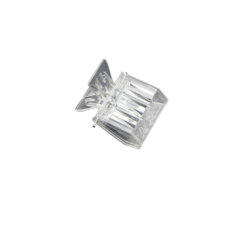 2 PCS Beekeeping Equipment Isolation Room Insectary Box Bee Tools Queen Cage Colorless Plastic Clip Bee Clip