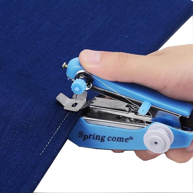 Portable Mini Manual Sewing Machine Travel Portable Sewing Tools Home Tailoring Machine Handy Needlework Tool Home Accessories