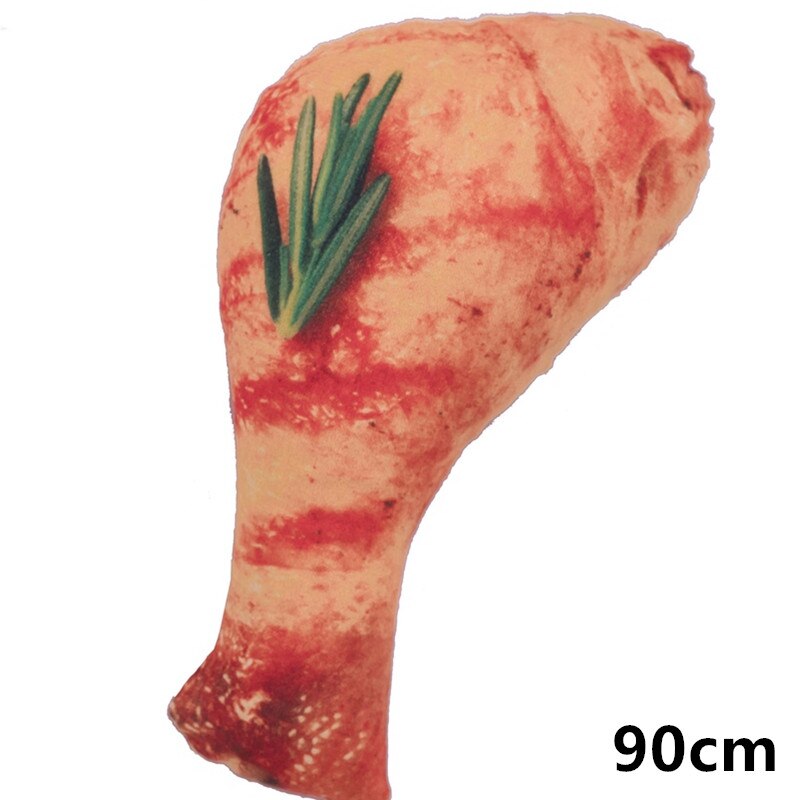 50/70/90CM Simulation Food Real Life Style Chicken Leg Toy Chick Wing Drumstick Pillow Cushion Lifelike Kids Birthday: 3