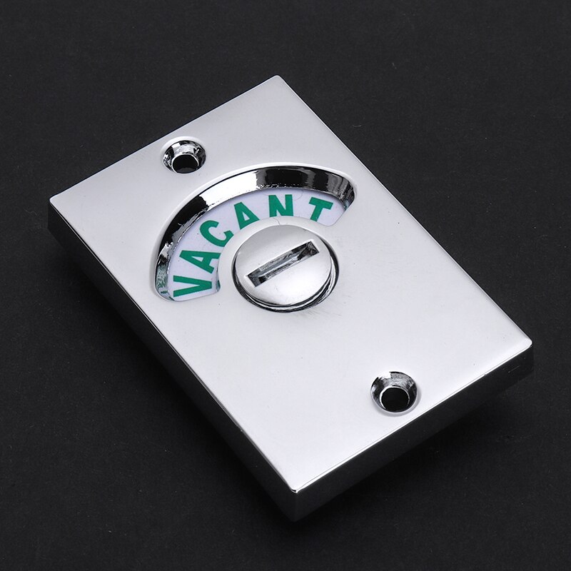 Public Toilet Bathroom Indicator Lock Door Lock Privacy Vacant Engaged Indicator Bolt Latch For Household Hardware Tool