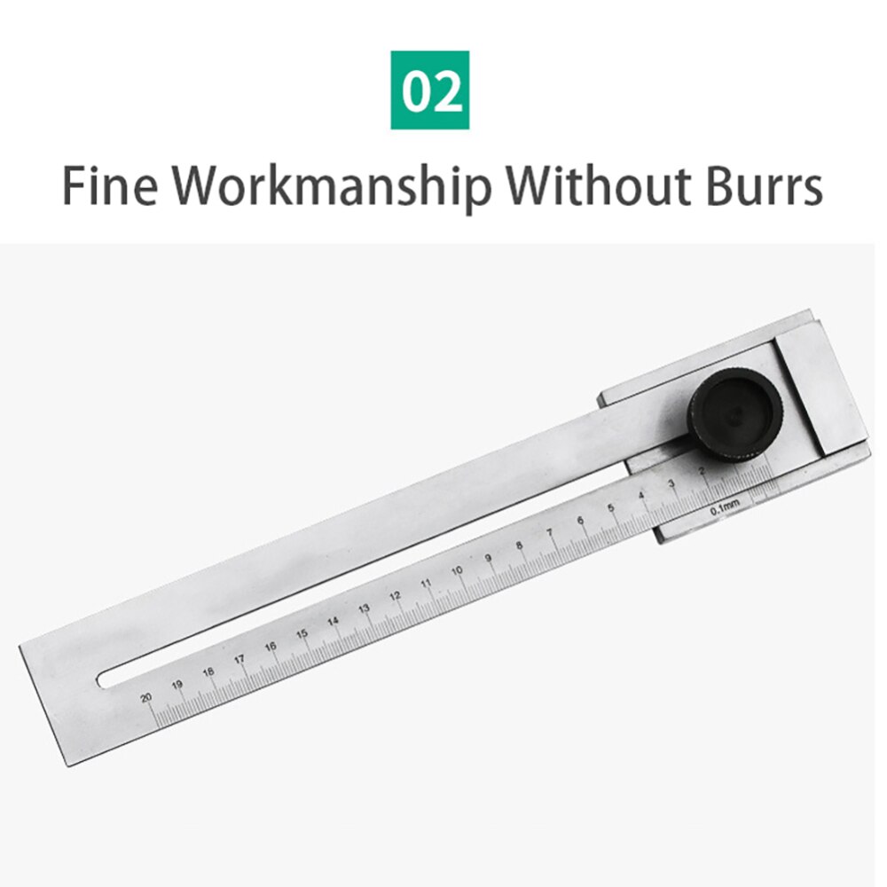 200mm/250mm/300mm Screw Cutting Marking Gauge Mark Scraper Tool for Woodworking Measuring Knurled thumb screw marking Set