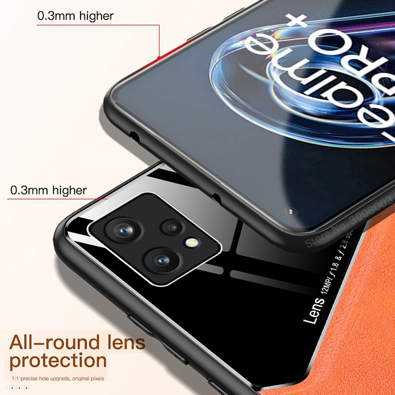 Realme9Pro+ Case Leather Car Magnetic Holder Phone Covers For OPPO Realme 9i 9 Pro Plus Pro+ 5G TPU Soft Frame Shockproof Coque