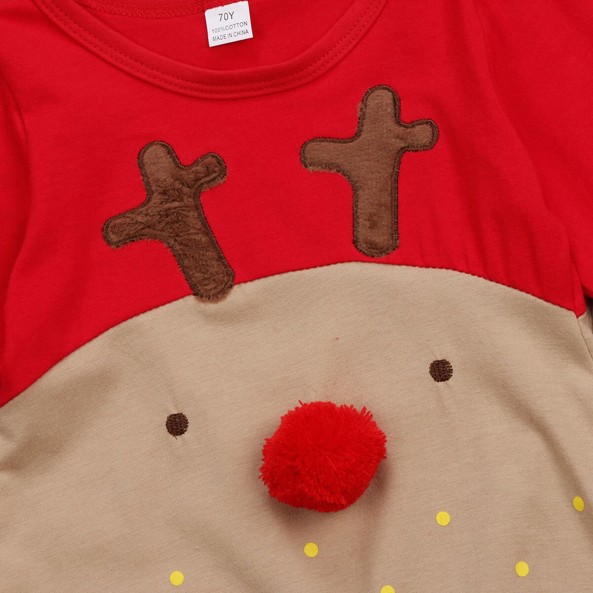 Super søde babyer 2 stk xmas romper tøj sæt nyfødt baby dreng pige jule bukser stribede hatte jumpsuit outfits tøj
